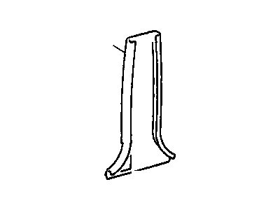 Chevy 94859622 Center Pillar