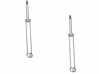 Chevy 23158165 ABSORBER,REAR SHOCK(PART OF 1)(7.345)(SERVICEABLE COMPONENT OF MOD KIT 23158161/2)