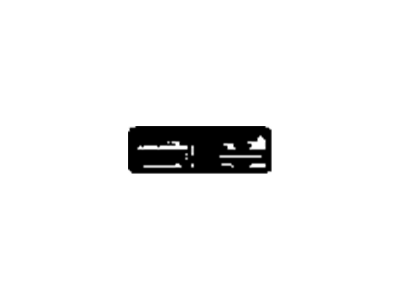Chevy 15171411 LABEL,AIRBAG & MULTIFUNCTION CAUTION & NOTICE