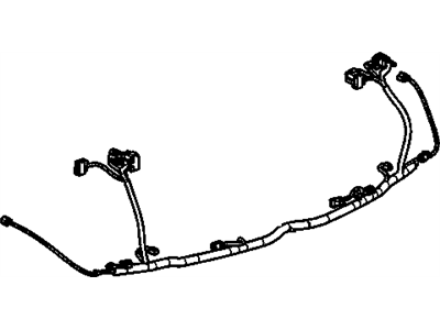 GM 22776025 Harness, Tail Lamp 22776025 GM Harness, Tail Lamp Illustration 1 of 1