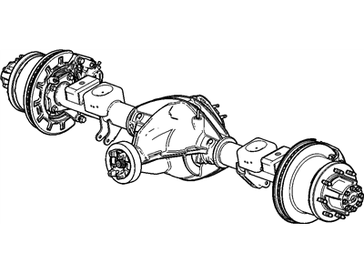 Chevy 23119776 AXLE,REAR(CODE ABF8 ABP3)