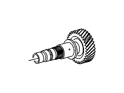 GM 93321353 Shaft, Transmission Countershaft 93321353 GM Shaft, Transmission Countershaft Illustration 1 of 1