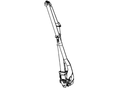 Buick 19257083 Lap & Shoulder Belt