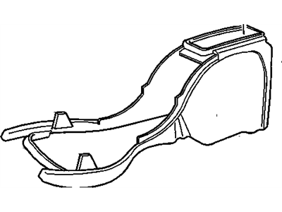 Chevy Blazer Center Console Base - 15004095