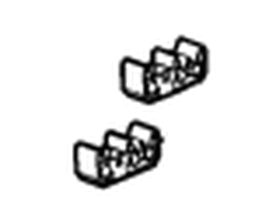 Hummer 15170637 CLIP,BRAKE PRESSURE MOD VALVE FRONT PIPE(BLACK)(2-7.95MM, 1-9.5MM)(3 HOLES)