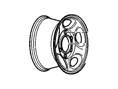 GMC 9595394 Wheel, Steel