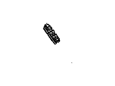 Cadillac 25970547 SWITCH,DOOR LOCK & SIDE WINDOW(PART OF 18)(ARGENT)(10.485)