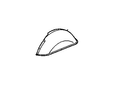 15917245 GM Deadener, Fuel Door & Body Side Illustration 1 of 1