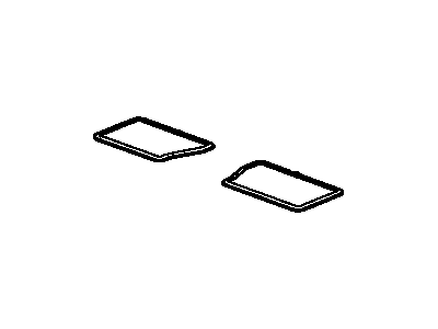 GM 19121928 Mat Package, Rear Floor(Carpet Insert) 19121928 GM Mat Package, Rear Floor(Carpet Insert) Illustration 1 of 1
