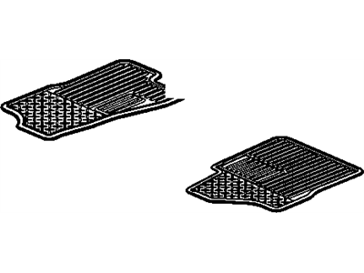 Chevy 19159908 MAT PKG,FRONT CARPET (MOLDED EDGE)(CASHMERE)(INSTALL 0.10)(1.95KGS)(TWIN)(W/BOWTIE LOGO)(16.800)