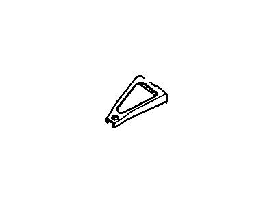 GM 14019454 Suspension Crossmember Brace, Front Passenger Side 14019454 GM Suspension Crossmember Brace, Front Passenger Side Illustration 1 of 1