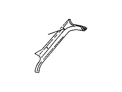 GM 22566419 Interior Molding, Driver Side 22566419 GM Interior Molding, Driver Side Illustration 1 of 1