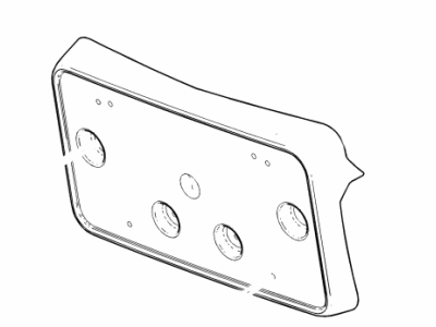 Chevy 84428905 License Bracket