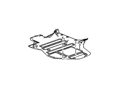 Chevy 23258344 DEFLECTOR,UNDERBODY REAR AIR(INCLUDES 14)