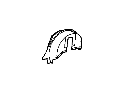 Cadillac 60 Special Fender Splash Shield - 20731502
