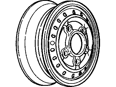 Chevy 12353211 Wheel, Alloy