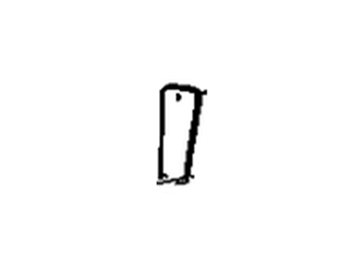 GM 15644923 Cover, Driver Side 15644923 GM Cover, Driver Side Illustration 1 of 1