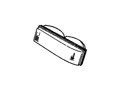Chevy 16515241 Lens & Housing