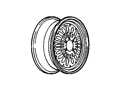 Oldsmobile 12508159 Wheel, Alloy