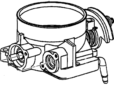 GMC Throttle Body - 17113583