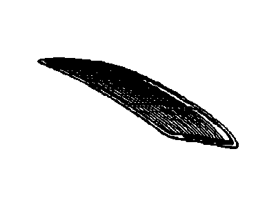 Chevy 96829832 WINDOW,REAR