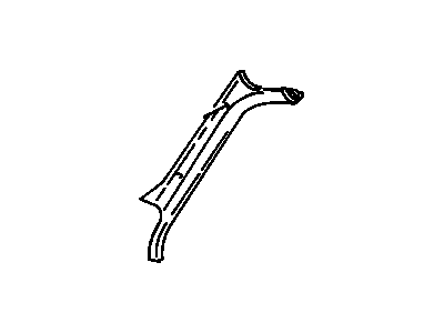 GM 22566420 Interior Molding, Passenger Side 22566420 GM Interior Molding, Passenger Side Illustration 1 of 1