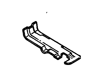 GM 10239885 Heat Shield 10239885 GM Heat Shield Illustration 1 of 1