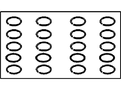 GM 93740227 Ring Kit, Engine Piston 93740227 GM Ring Kit, Engine Piston Illustration 1 of 1