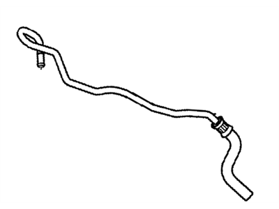 96535357 GM Hose, Steering Gear Oil Return Illustration 1 of 1