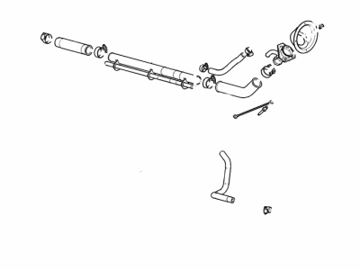 Chevy 84327854 PIPE,FUEL TANK FILLER(INCLUDES 2-9,11-15)