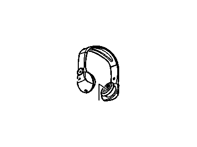 GM 19419586 Headphone, Rear Seat 19419586 GM Headphone, Rear Seat Illustration 1 of 1