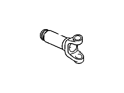 Chevy 12477704 YOKE,PROPELLER SHAFT REAR SLIP(PART OF 13)(NICKEL PLATED)
