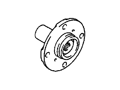 91173636 GM Front Hub Illustration 1 of 1