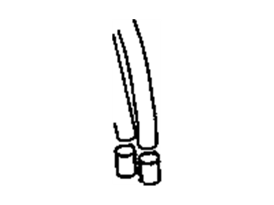 GMC 560625 CONNECTOR, STRAIGHT NYLON (3/16" HOSE)(W/M20 & JF9)