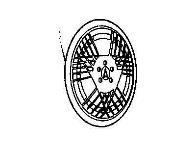 Pontiac 6000 Wheel Cover - 22537537