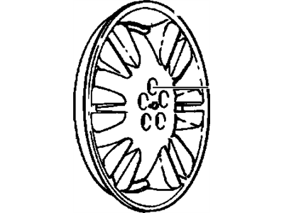 Chevy 10227997 Wheel Cover