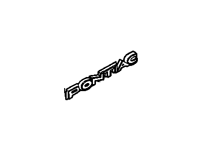 Pontiac 6000 Emblem - 20639769