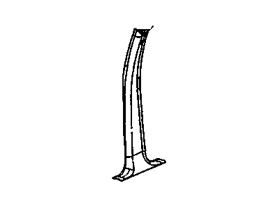 Oldsmobile 15124062 MOLDING,CENTER PILLAR GARNISH(INCLUDES 2,30)