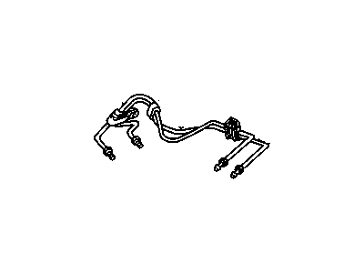 Chevy 10225927 PIPE,FUEL INJECTION FUEL FEED(CONTAINS 14MM NUTS, SLEEVE & WASHER)(TO CYLINDER #7)