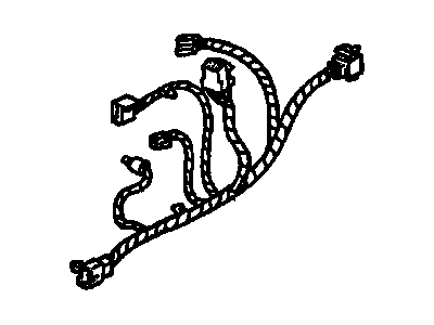 Buick 12117270 CONNECTOR,INSTRUMENT PANEL WIRING HARNESS(BLACK)(8-WAY MALE)(W/LEADS)