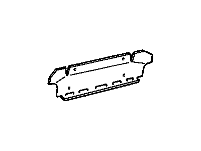 25639313 GM Trunk Trim, Rear Illustration 1 of 1