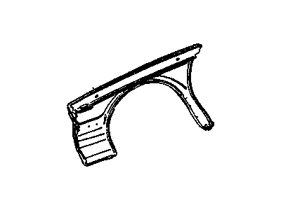 Chevy Celebrity Fender - 14086417