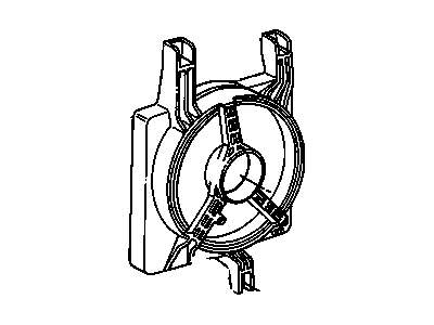 Oldsmobile Cooling Fan Bracket - 22075312
