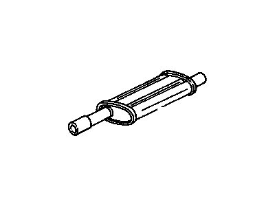 GMC Safari Exhaust Pipe - 15644642