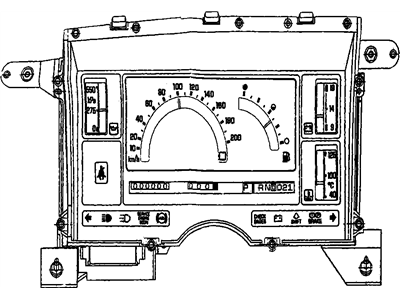 Oldsmobile Speedometer - 25087905