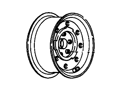 GMC G3500 Spare Wheel - 12329314