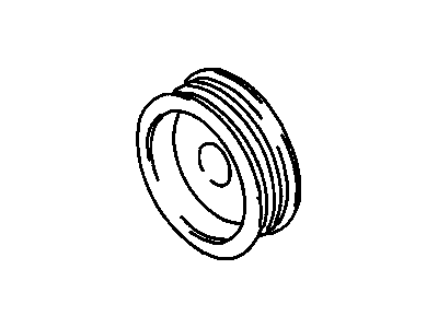 GMC R2500 Alternator Pulley - 10497175