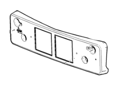 Cadillac 22990447 BRACKET,FRONT LICENSE PLATE