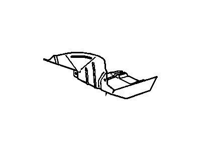 Chevy 15738548 Front Pipe Heat Shield