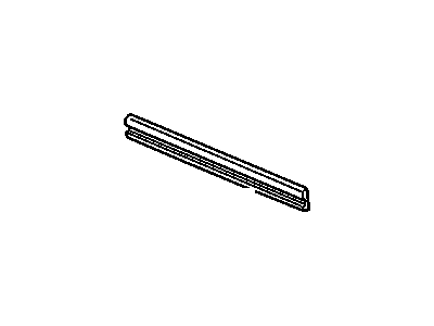GM 22549153 Body Side Molding, Front Driver Side 22549153 GM Body Side Molding, Front Driver Side Illustration 1 of 1